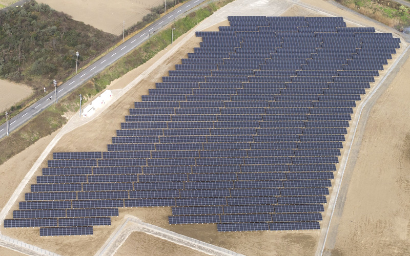 Solar Power Generation (large scale) MARUTSU Shirakata Solar Power Plant